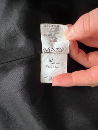 Giacca Moda Boutique fondo Wood dettagli neri