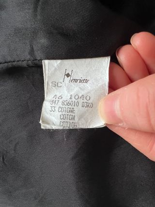 Giacca Moda Boutique fondo Wood dettagli neri