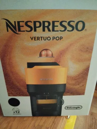 Cafetera Nespresso Vertuo Pop Negra
