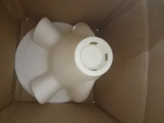 Comodino contenitore Espositore Omino Bianco