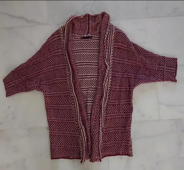 Rebeca/Cárdigan Talla S Burdeos