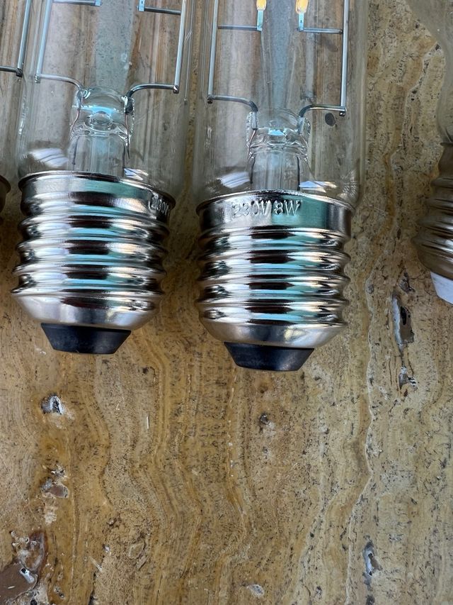 5 Focos Filamento Edison LED Nuevas