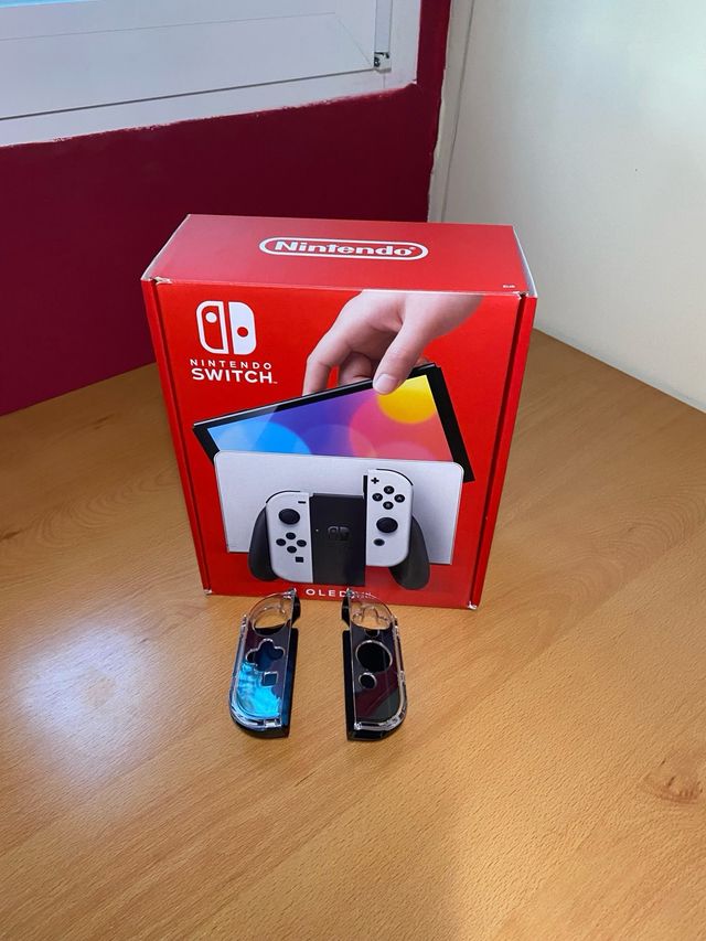 Pack Nintendo Switch OLED COMPLETO + 3 Juegos