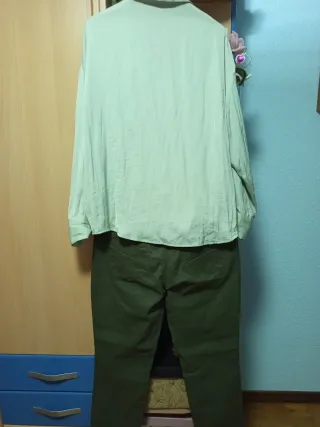 Conjunto Blusa y Pantalón Verde