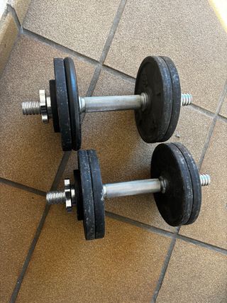 Par de mancuernas 2x11 kg