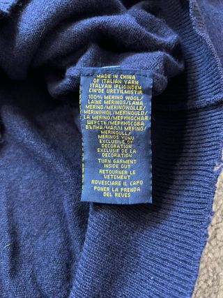 Jersey Polo Ralph Lauren Azul Marino