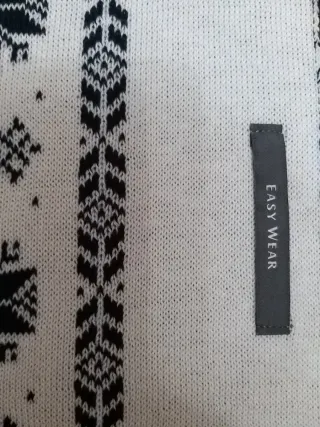 Bufanda reversible de punto