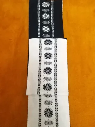 Bufanda reversible de punto