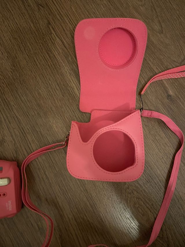 Funda rosa para Instax Mini