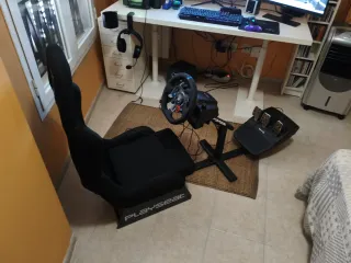 Silla Gaming Playseat + Volante Logitech G29