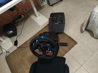 Silla Gaming Playseat + Volante Logitech G29