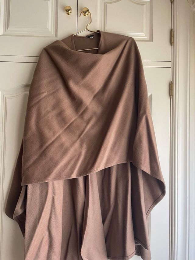 Capa lana y cashmere beige/camel