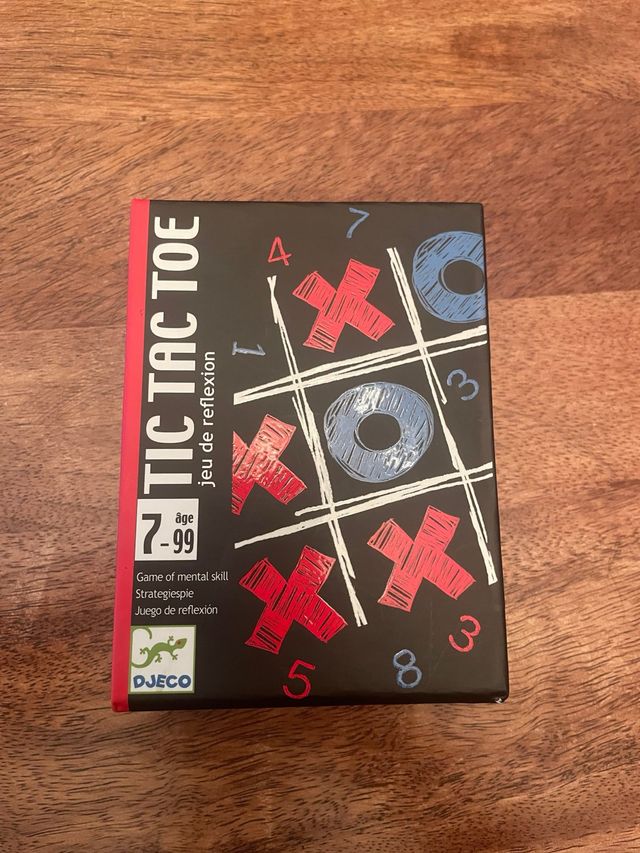 Juego de cartas Tic Tac Toe Djeco