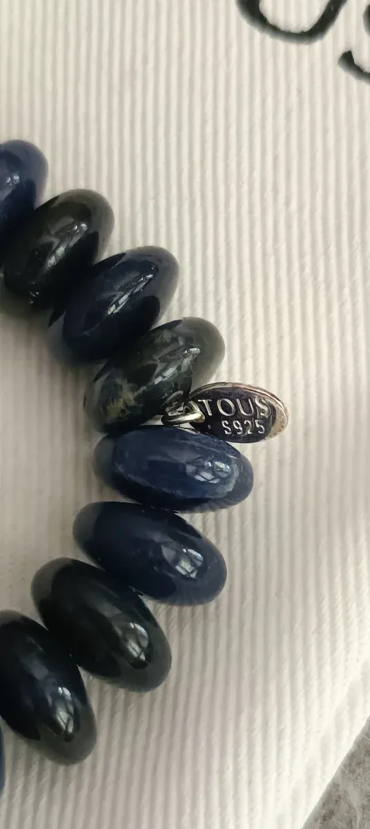Pulsera Tous piedras azules y grises