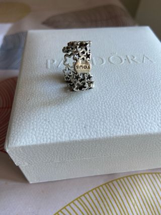 Anillo Tous Plata flores