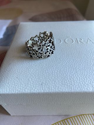 Anillo Tous Plata flores