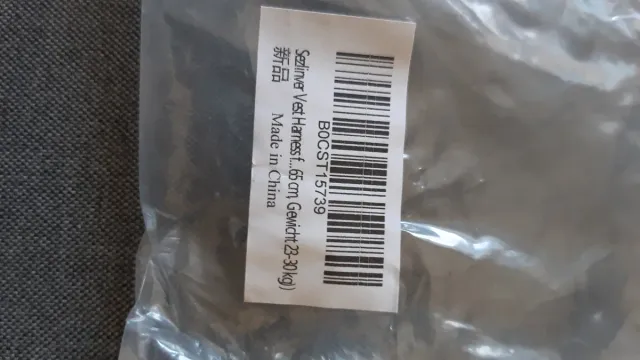 Pettorina per cani rosa pastello con maniglia