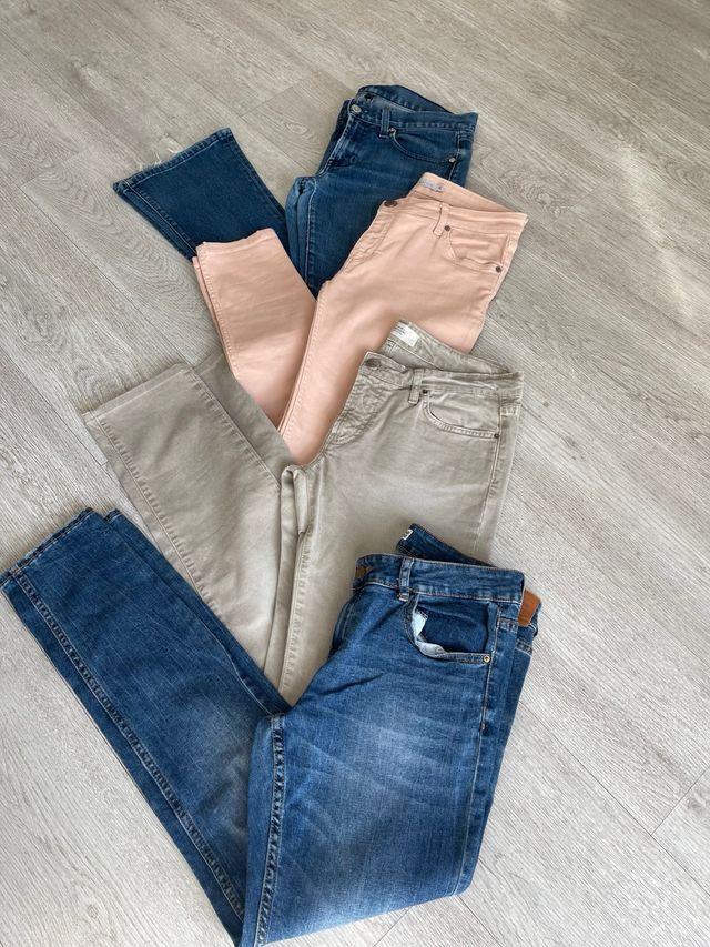 Lote 4 Pantalones Talla 40.