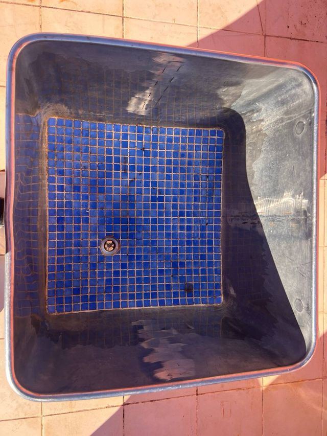 Contenedor Acero Inoxidable con Base