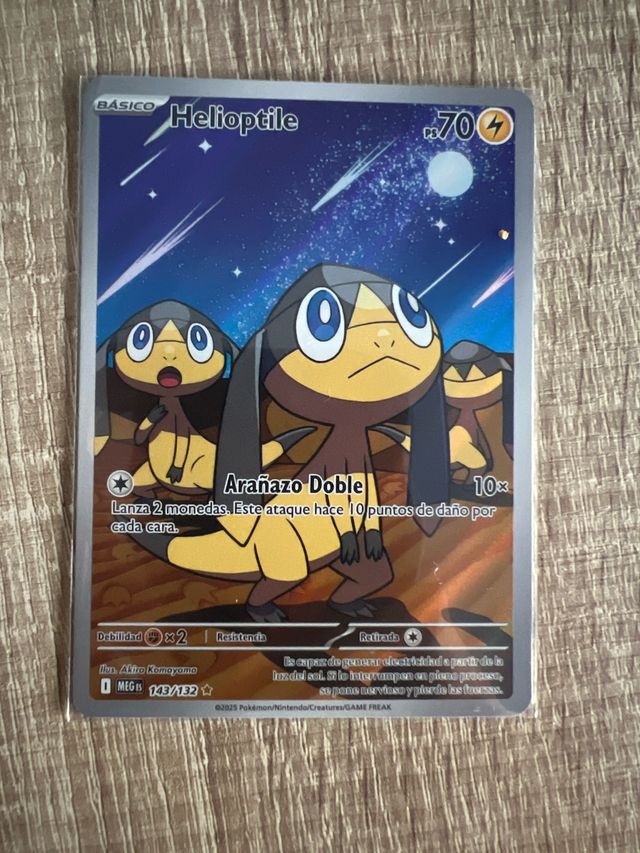 Helioptile 143/132 Carta Pokémon