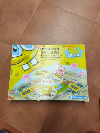 Juego de mesa Bob Esponja Operaciones en el Mar