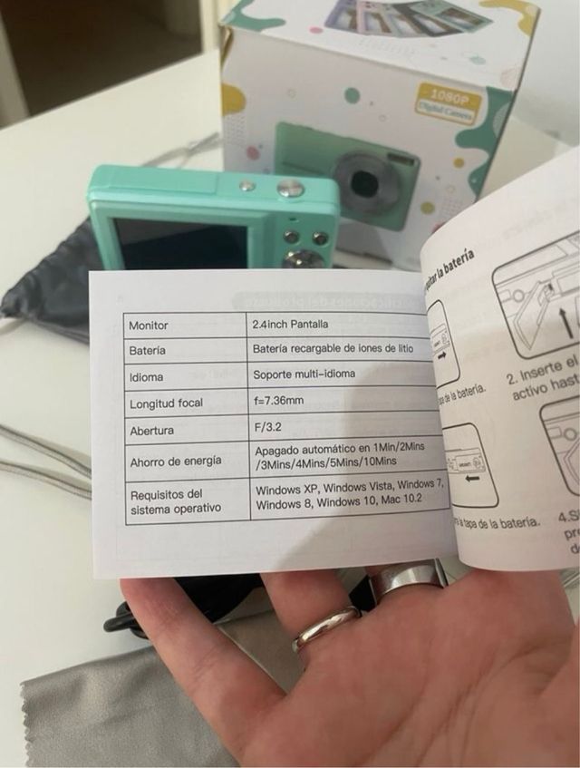 Cámara Digital Infantil 1080Pw.