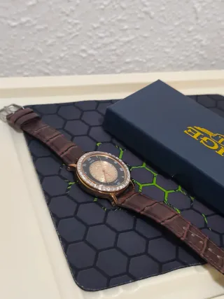 Reloj LIGE Mujer Negro y Dorado