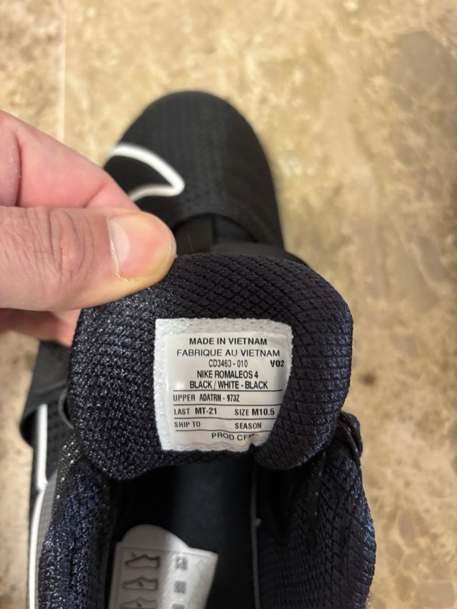 Zapatillas Halterofilia Nike Romaleos 4 Talla 44.5