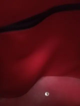 Bolso cubo mujer rojo con cadena