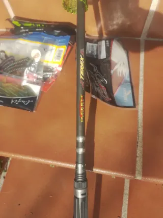 Caña de pescar y accesorios