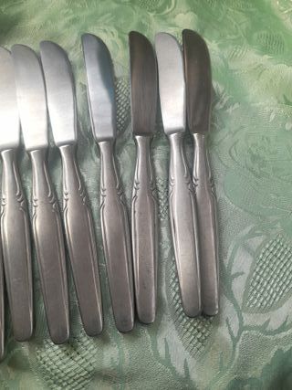 12 coltelli in acciaio inox