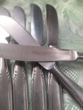 12 coltelli in acciaio inox