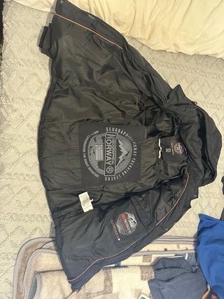 Chaqueta Geographical Norway Negra Invierno