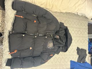 Chaqueta Geographical Norway Negra Invierno