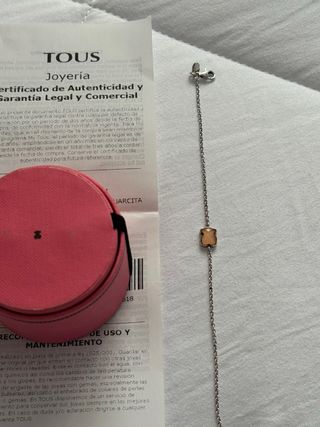 Pulsera plata Tous