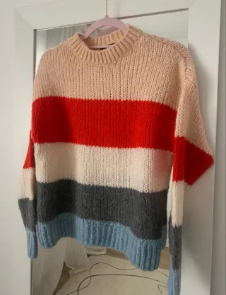 Jersey Bershka rayas multicolor