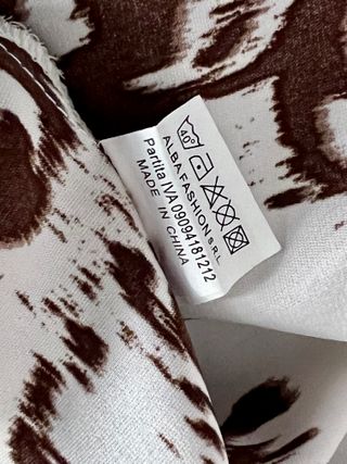 Camicia panna fantasia marrone Tg M