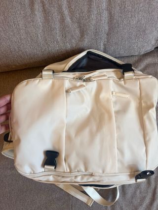 Mochila de cabina 40x20x25cm color beige