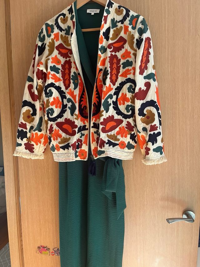 Mono Vestir Mujer Verde