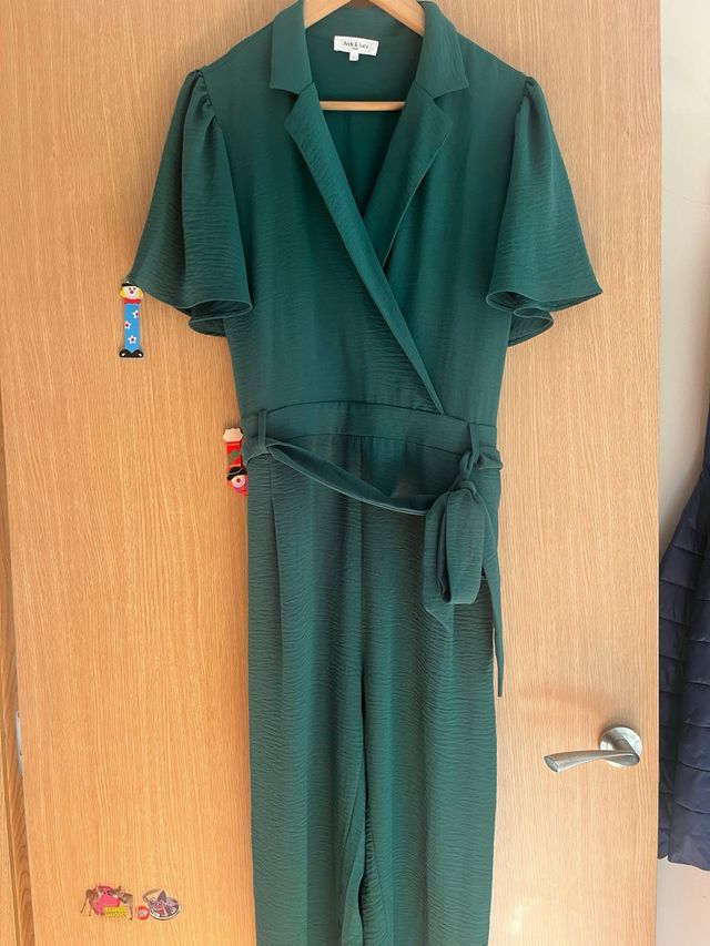 Mono Vestir Mujer Verde