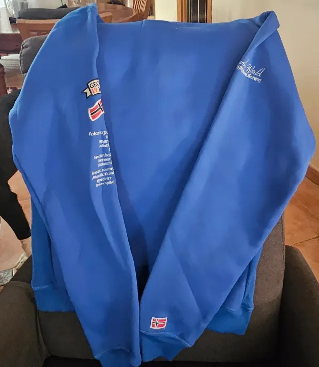 Sudadera Geographical Norway Azul