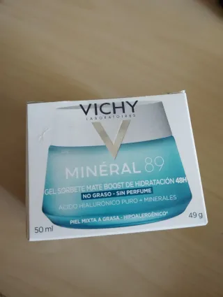 Vichy Mineral 89 Gel Sorbete Hidratación 48h