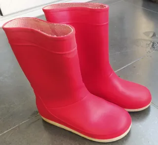 Botas de agua rojas talla 31-32