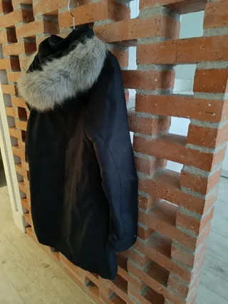 Parka Columbia Mujer Talla S. Gris oscuro