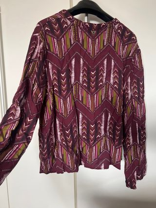 Blusa donna Please fantasia zig-zag