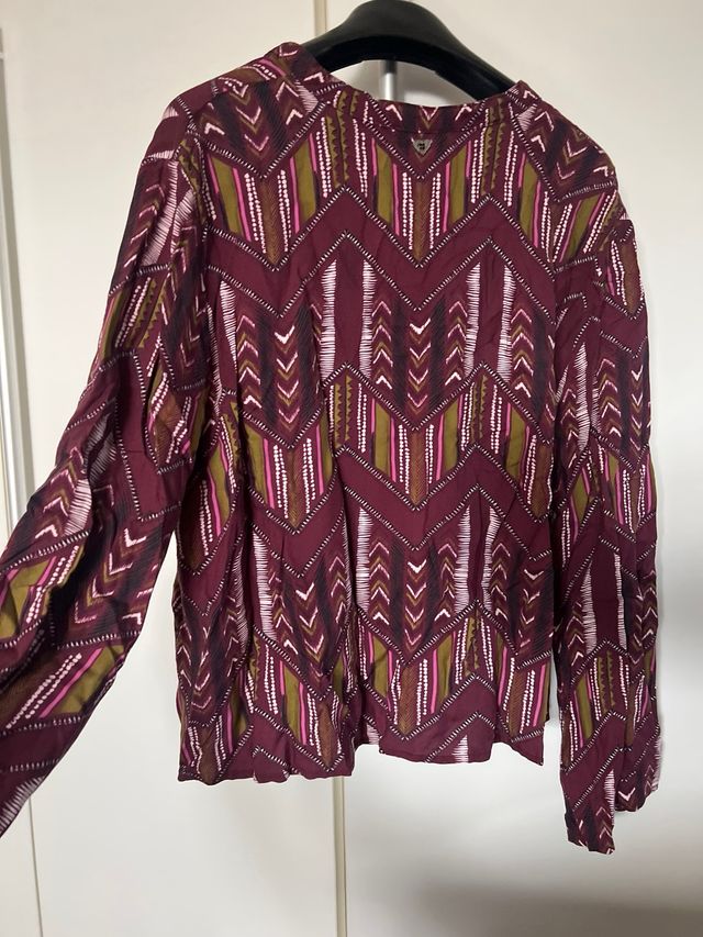 Blusa donna Please fantasia zig-zag