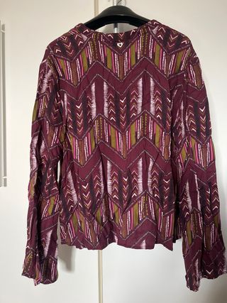 Blusa donna Please fantasia zig-zag