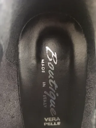 Tronchetti in pelle scamosciata, taupe