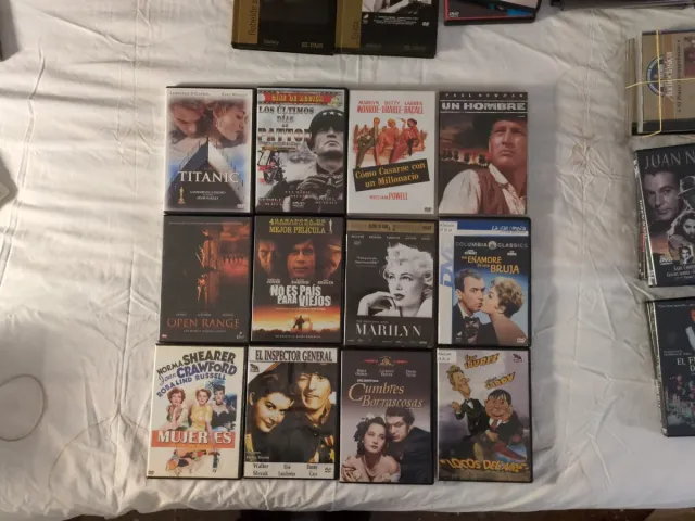 Lote DVDs Clásicos Cine Inglés y Español