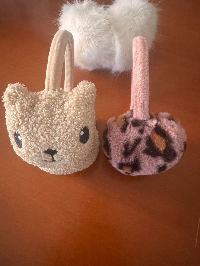 Lote 3 orejeras niña